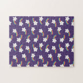 Rainbow Stars Jigzaag Puzzle Legpuzzel (Horizontaal)