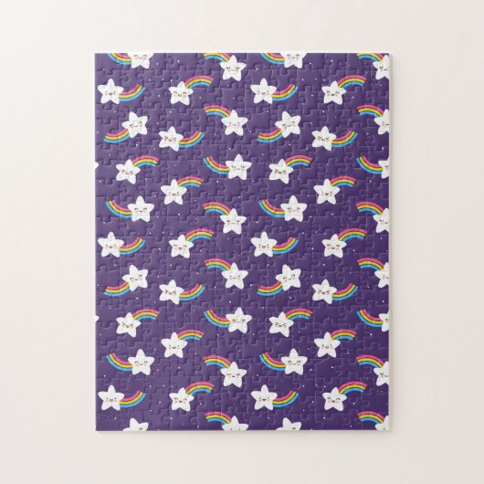 Rainbow Stars Jigzaag Puzzle Legpuzzel (Verticaal)