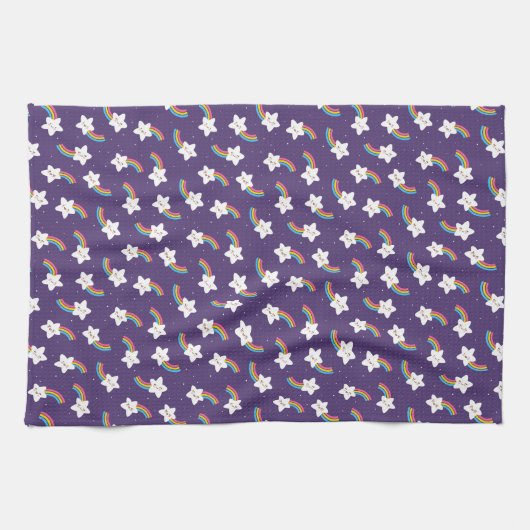 Rainbow Stars Kitchen Towel Theedoek (Horizontaal)