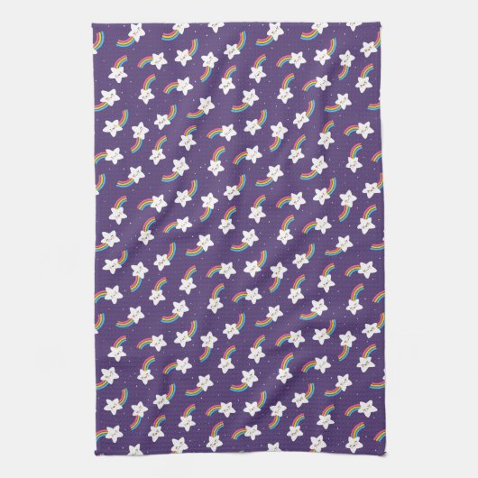 Rainbow Stars Kitchen Towel Theedoek (Verticaal)