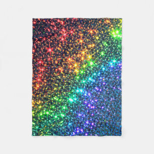 Rainbow Stars Party iPhone Wallet Case Fleece Deken