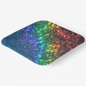 Rainbow Stars Party Paper Napkins Papieren Bordje (Gebogen)