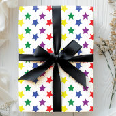 Rainbow Stars Pattern Cadeaupapier