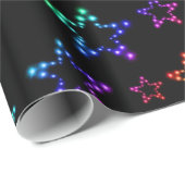 Rainbow Stars Pattern Wrapping Paper Cadeaupapier (Rol Hoek)