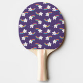 Rainbow Stars Ping Pong Paddle Tafeltennisbatje (Achterkant)