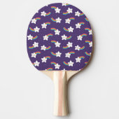 Rainbow Stars Ping Pong Paddle Tafeltennisbatje (Voorkant)