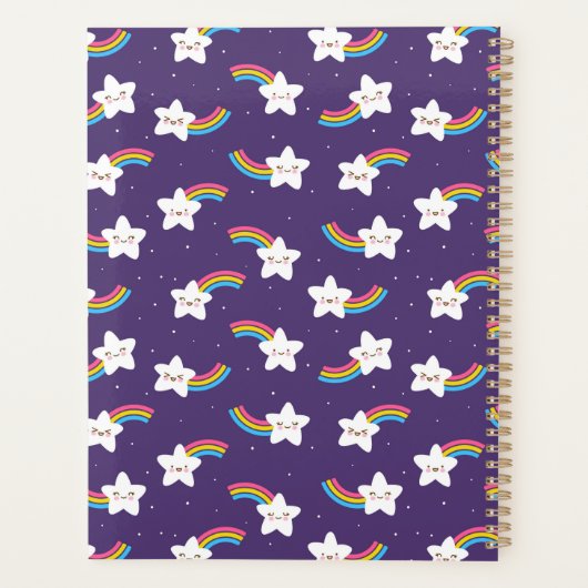 Rainbow Stars Planner (Achterkant)