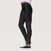 Rainbow Stars Racing Stripes LGBTQ+ Leggings (Links)