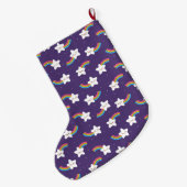 Rainbow Stars Stocking Grote Kerstsok (Achterkant (Hangend))
