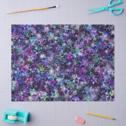 Rainbow Stars tissuepapier (Craft)