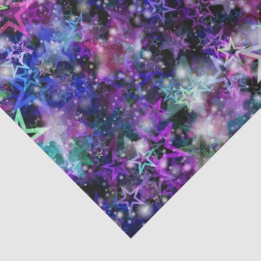 Rainbow Stars tissuepapier (Detail)