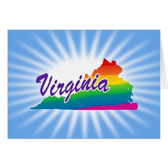 Rainbow State of Virginia (Voorkant Horizontaal)
