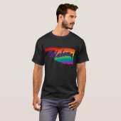 Rainbow State Outline Oklahoma T-shirt (Voorkant volledig)