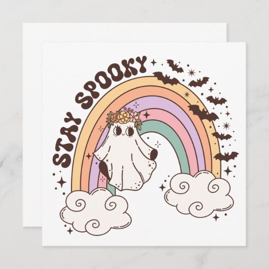 Rainbow Stay Spooky (Voorkant / Achterkant)