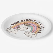 Rainbow Stay Spooky Papieren Bordje (Gekanteld)