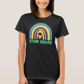 Rainbow Stem Science Technology Engineering Wiskun T-shirt (Voorkant)