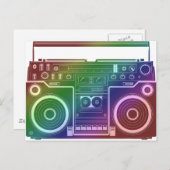 Rainbow-stereo Briefkaart (Voorkant / Achterkant)