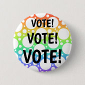 Rainbow STETE Pin Button (Voorkant)
