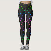 RAINBOW STIPPEN LEGGINGS (Voorkant)