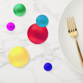 Rainbow Stippen tafel Confetti