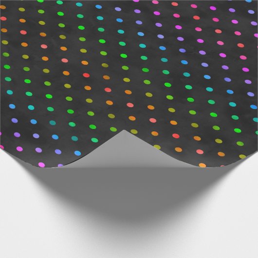 RAINBOW STIPPEN WRAPPING PAPIER (Hoek)