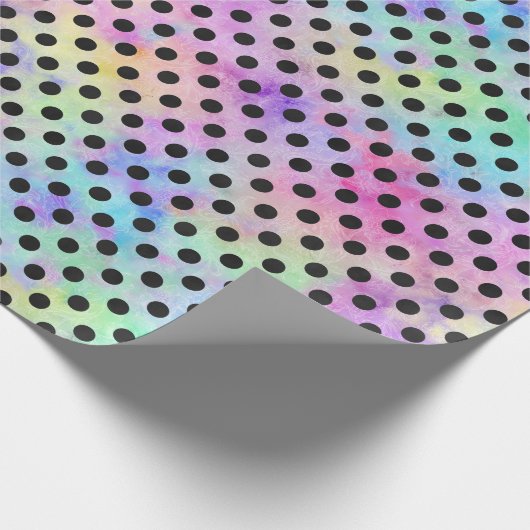 RAINBOW STIPPEN WRAPPING PAPIER (Hoek)