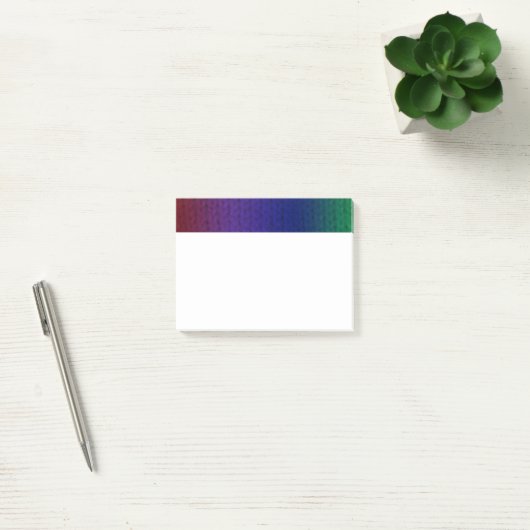 Rainbow Stockinette Post-it® Notes (Kantoor)