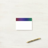 Rainbow Stockinette Post-it® Notes (Op bureau)