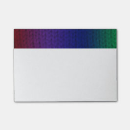 Rainbow Stockinette Post-it® Notes