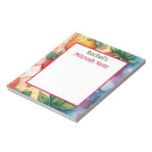 Rainbow Strawberries Mitswa Note Meisjes Notitiebl Notitieblok (Linkerzijde)
