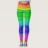 Rainbow Streaks Leggings (Voorkant)