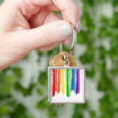 RAINBOW STREAKS -.png Sleutelhanger (Hand)