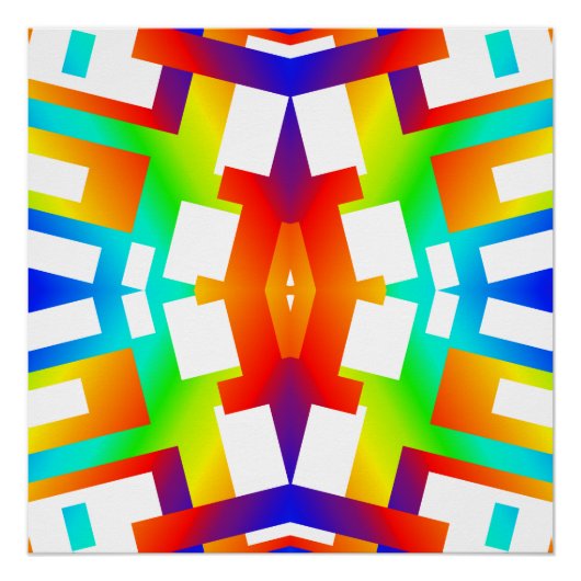 Rainbow Streakus Perfect Poster (Voorkant)