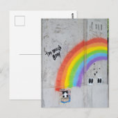 Rainbow Street Art Briefkaart (Voorkant / Achterkant)