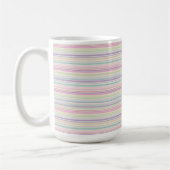 rainbow stripe background koffiemok (Links)