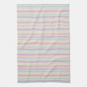 rainbow stripe background theedoek (Verticaal)