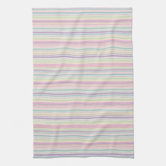 rainbow stripe background theedoek (Verticaal)