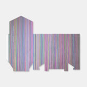 Rainbow Stripe Foto van Broken Flat Screen TV Bedankdoosjes (Uitgevouwen)