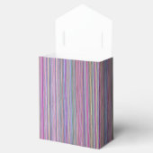 Rainbow Stripe Foto van Broken Flat Screen TV Bedankdoosjes (Geopend)