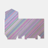 Rainbow Stripe Foto van Broken Flat Screen TV Bedankdoosjes (Uitgevouwen)