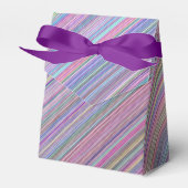 Rainbow Stripe Foto van Broken Flat Screen TV Bedankdoosjes (Voorkant Zijde)
