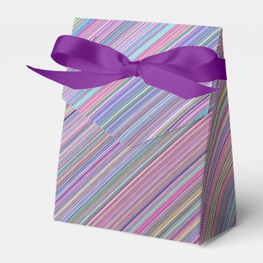 Rainbow Stripe Foto van Broken Flat Screen TV Bedankdoosjes (Voorkant Zijde)