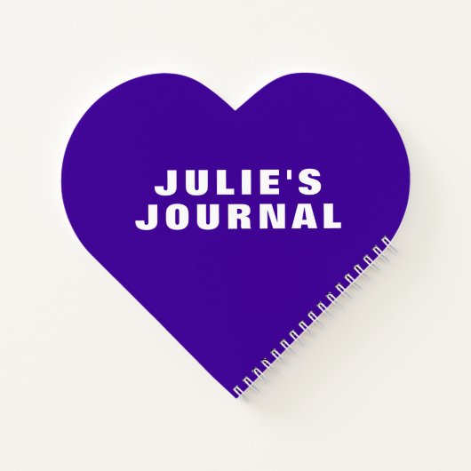 Rainbow Stripe Kinderhart Notitieboek (Achterkant)