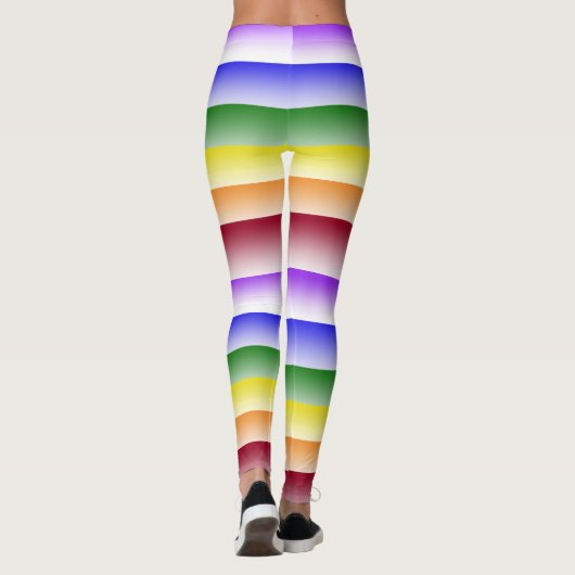 Rainbow Stripe Leggings (Achterkant)