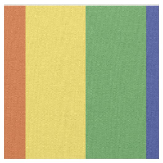 Rainbow Stripe Pattern Fabric Stof (Close Up)