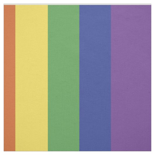 Rainbow Stripe Pattern Fabric Stof (Swatch)