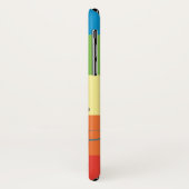 Rainbow Stripe Persoonlijke naam Case-Mate iPhone Case (Achterkant/links)