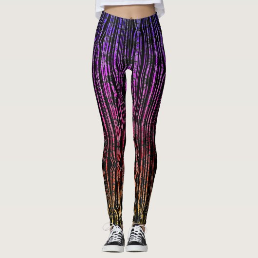 Rainbow Stripe Pride Leggings (Voorkant)