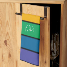 Rainbow Stripe Pride Vlag LGBTQ Monogram - Naam