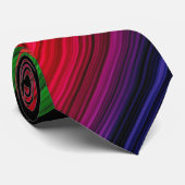 Rainbow Stripe Tie Stropdas (Opgerold)